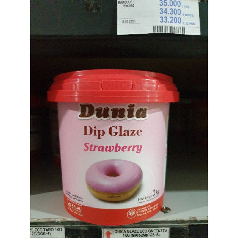 

Dunia glaze eco strawberry 1kg