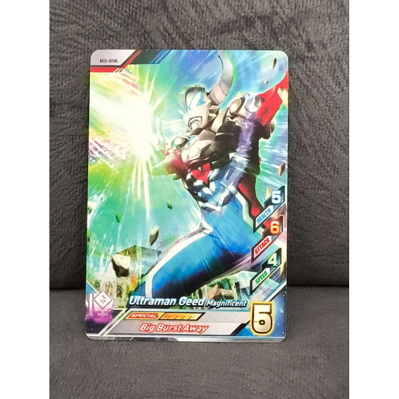 B3 Kartu ultraman fushion gacha mesin ori ultraman card geed magnificent