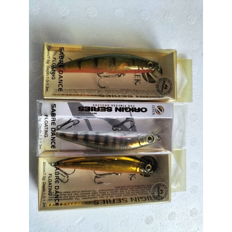 3pcs zerek sabre dance lure minnow