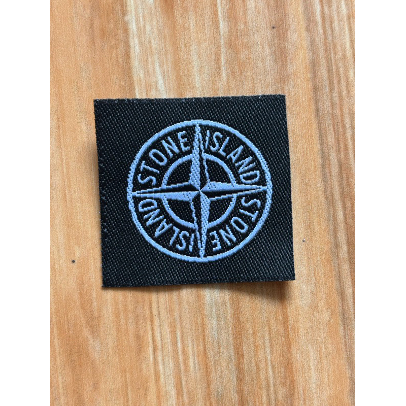 patch stone island Hitam putih 4cmX4cm