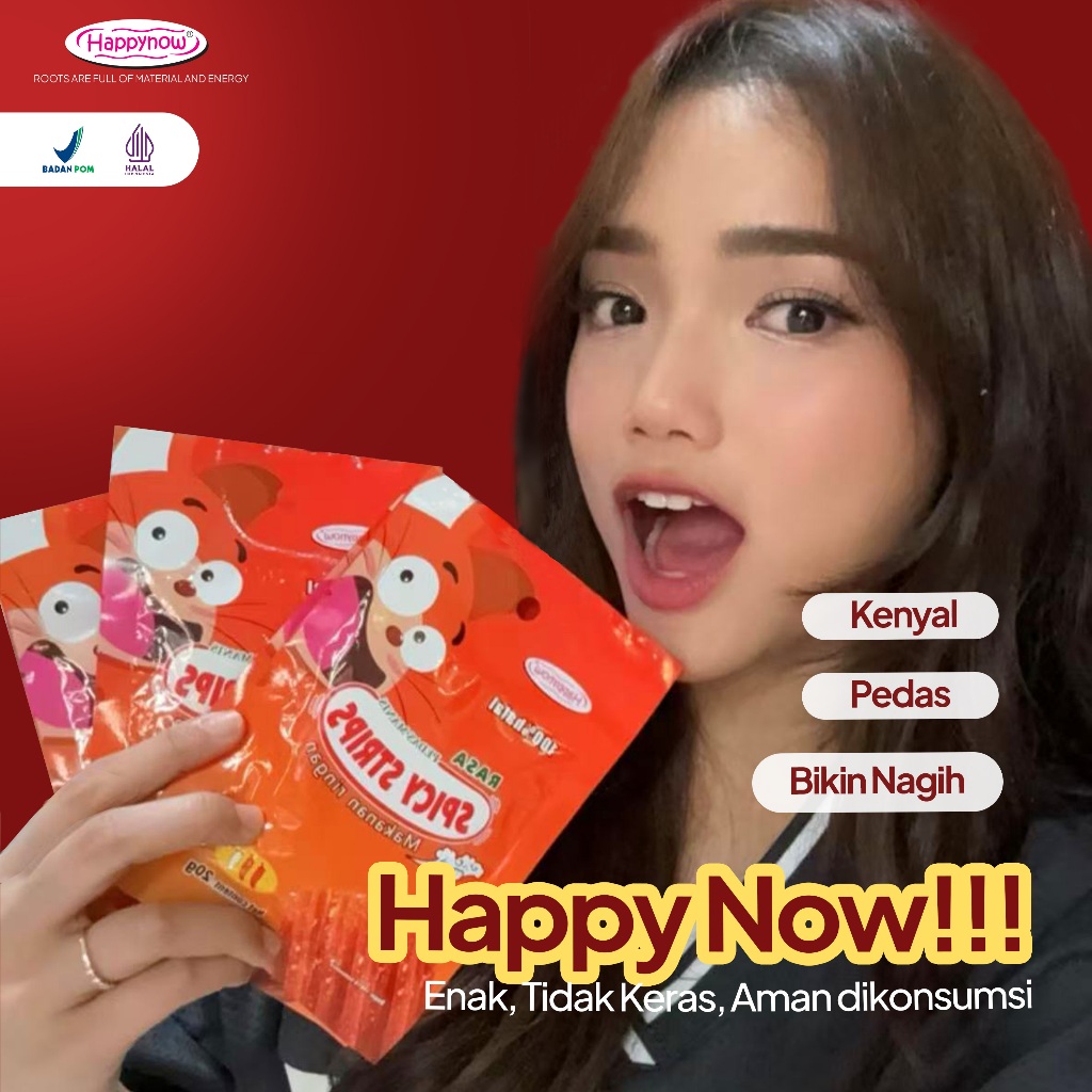 

Happynow Suasana hati sedang buruk Miliki sebungkus camilan pedas untuk mengobatinya!