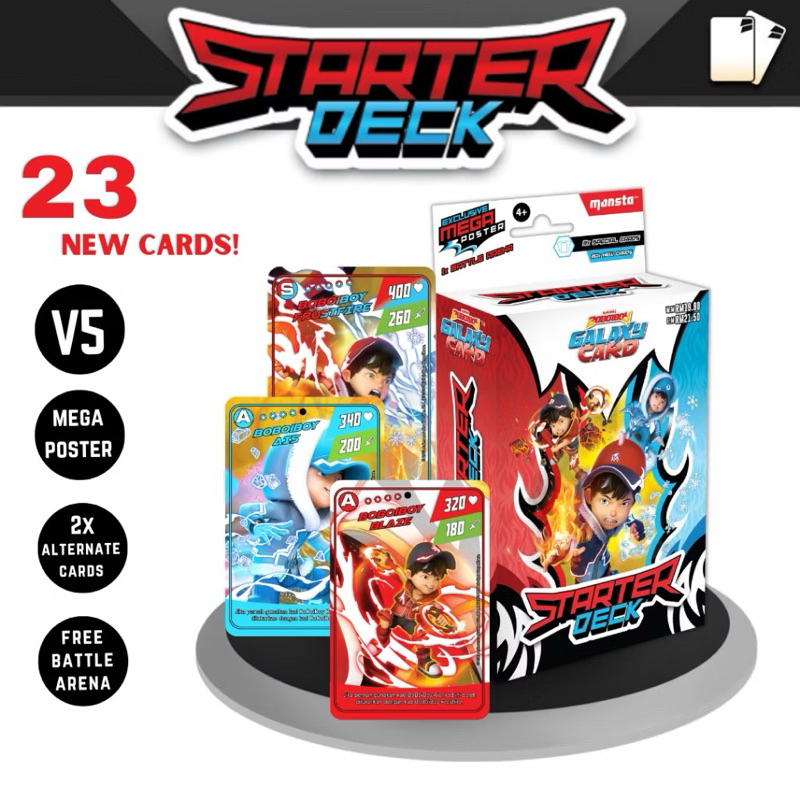 monsta boboiboy card frost fire Edition V5 limited Edition