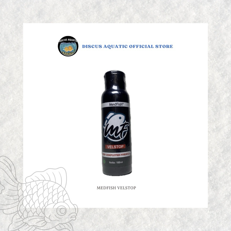 Discus Aquatic | Medfish Velstop | Obat Ikan Hias untuk Penyakit Velvet Anti Prozoa