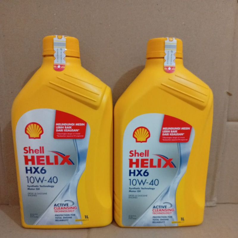 Oli shell Hx6 1Liter oli mesin Hx6 1L Oli Pelumas mesin Shel Hx6 1Liter Oli Galon Shel Hx6 1liter