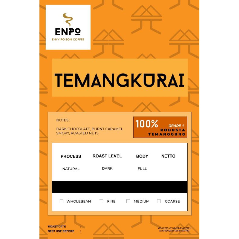 

TEMANGKURAI 100% Robusta by ENPO