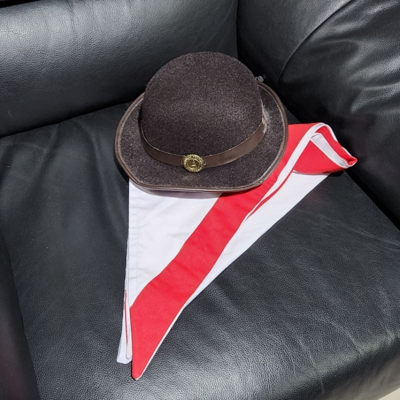 Topi Wanita dan Dasi Pramuka Bekas (Hanya Topinya yang masih tersedia)