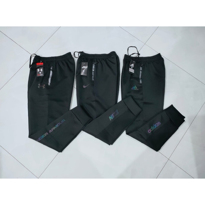 Celana Bola Training Latihan MU Manchester United Home Away 3rd Training Panjang Hitam 2018 2019