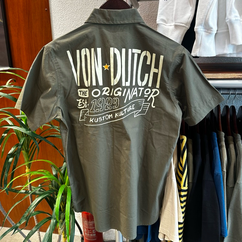 VONDUTCH workshirt baju kemeja olive NEW ORIGINAL 100%