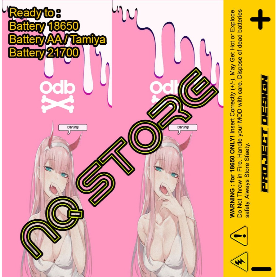 

Sticker Warp Pelindung Battery 18650 Anime Part 3