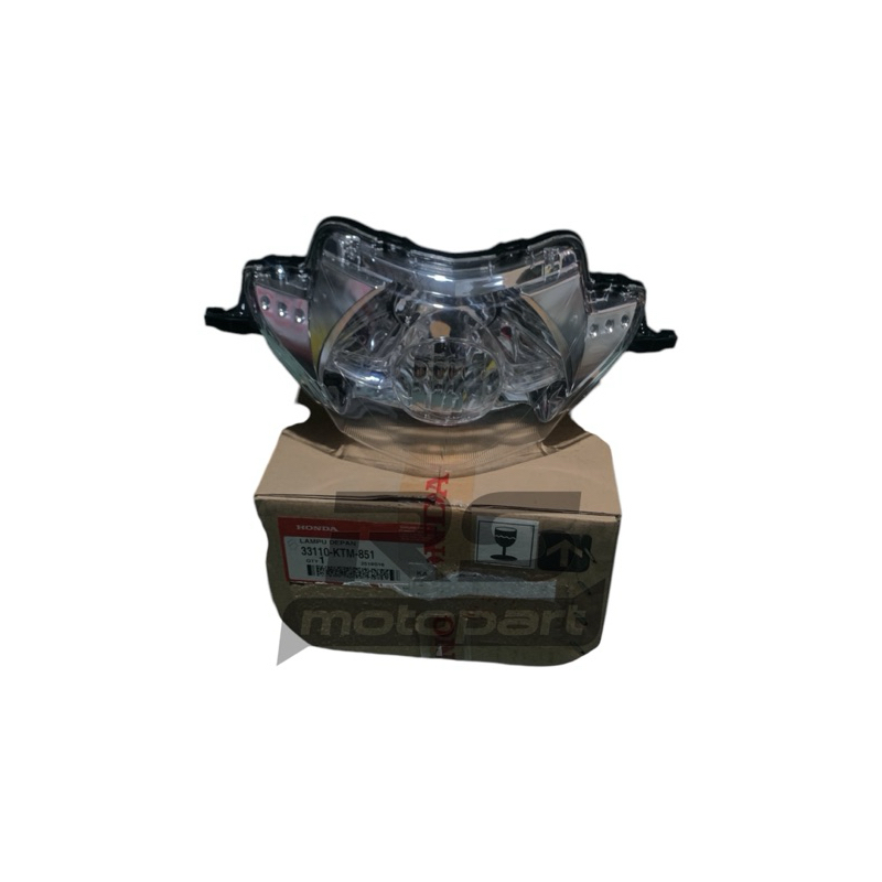 REFLEKTOR LAMPU DEPAN SUPRA X125 LAMA ASSY ORIGINAL AHM 33100 KTM 851
