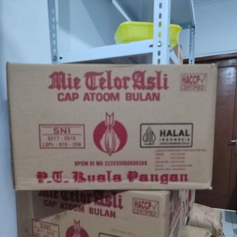 

Mie Telor Asli Cap Atom Bulan 1 dus