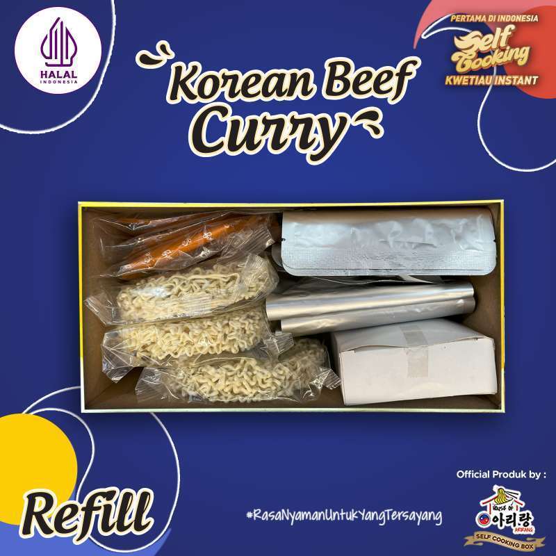 

ARIRANG SelfCooking Box (Free Mangkok Keramik) / Bone Marrow Beef, Budae Jigae, Korean Beef Curry