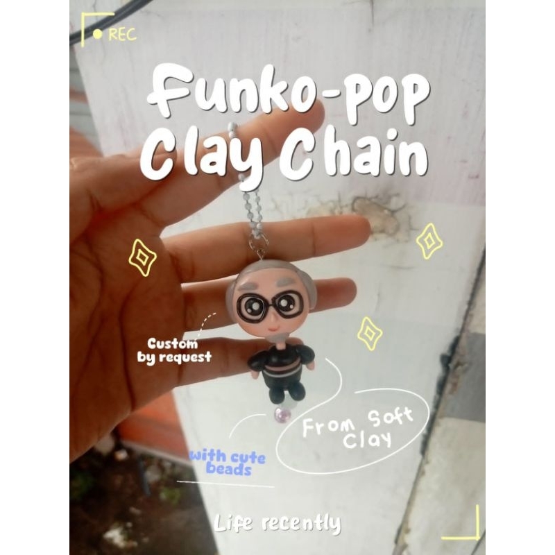 (Pre-Order) Custom Funko-pop & KPop Clay Chain NEW