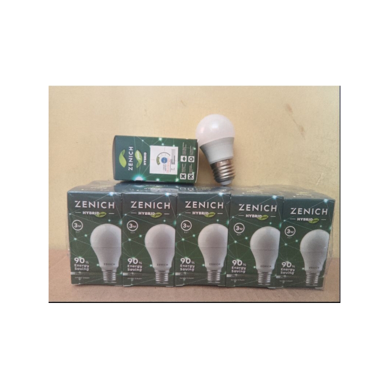 Zenich 3Watt Bohlam Green Hybrid