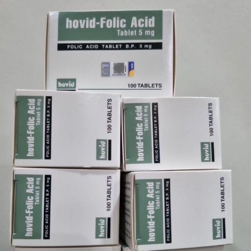 

hovid folic 5 mg asam folat per kotak