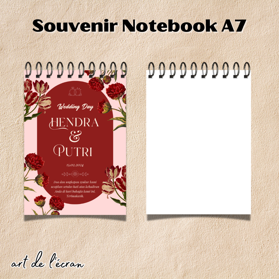 

Paket Souvenir Notebook A7 20pcs Souvenir Nikah Souvenir Seminar Souvenir Ulang Tahun Souvenir Notebook Custom Souvenir Kantor Souvenir Event
