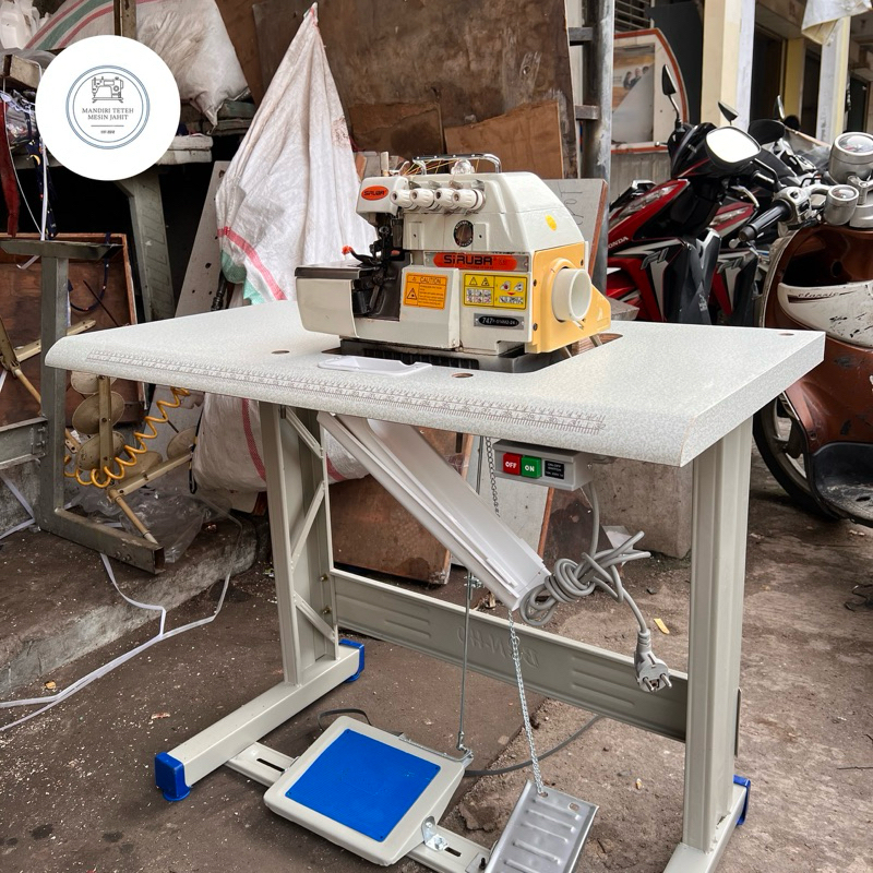 MESIN OBRAS SIRUBA KAULIN KOREA 747F BENANG 4 ORIGINAL SERVO SECOND (BEKAS)