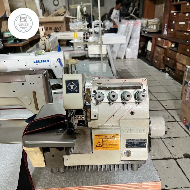 MESIN OBRAS TYPICAL TIMBUL GN2000 BENANG 4 SERVO SECOND (BEKAS)