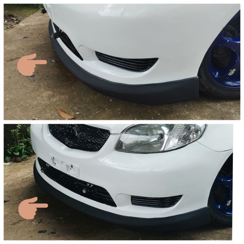lips bemper vios gen1 bagian depan