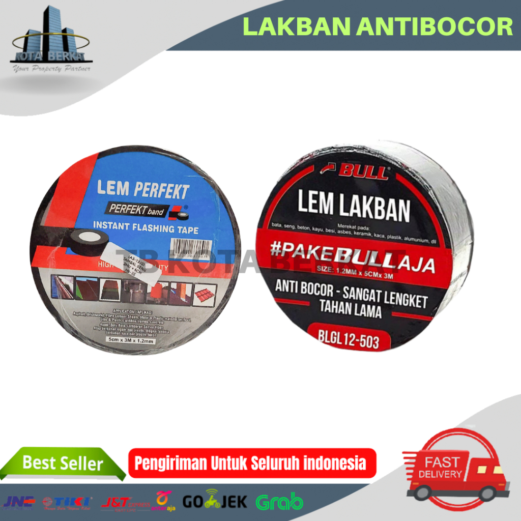 LEM LAKBAN ANTI BOCOR BULL / LEM SERBAGUNA PERFEKT SANGAT LENGKET