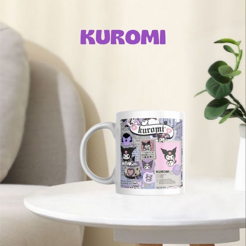 PROMO Mug Cartoon / Mug Kuromi / Gelas Kuromi / Mug Birthday / Gelas Ulang Tahun / Ultah / Bisa Requ