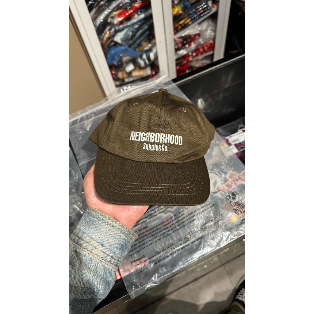 NEIGHBORHOOD - DAD CAP 1 OLIVE