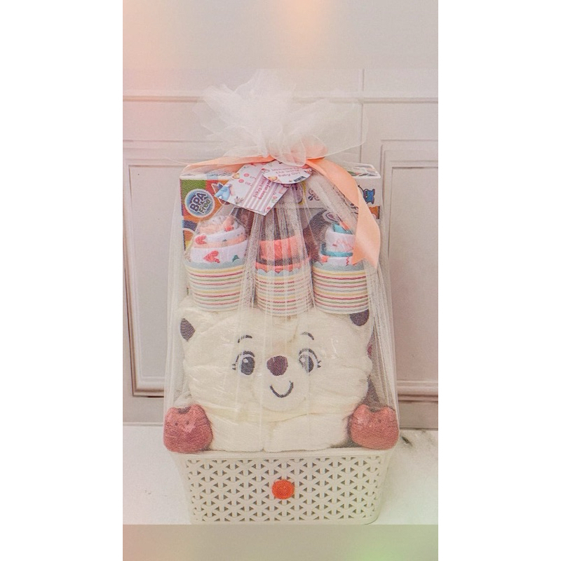 hampers bayi cewek cupcake, kado bayi cewek, kado baby girl, kado bayi perempuan, hampers baby girl,