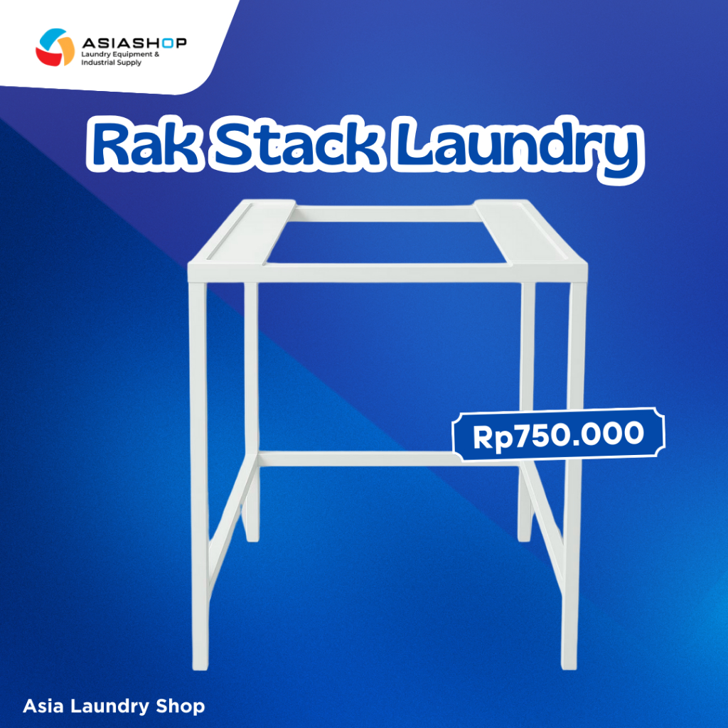 Rak Mesin Stack Tumpuk Laundry Untuk Mesin Cuci dan Mesin Pengering Diamante Asiatec Mr Spin Foggia 