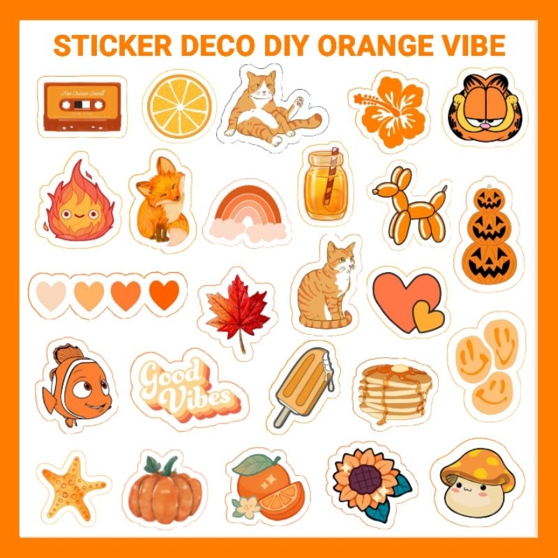 

Sticker DIY Orange Vibes