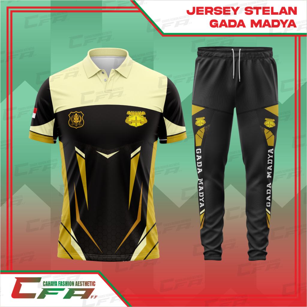 CFA SETELAN SATPAM GADA MADYA / KAOS OLAHRAGA SATPAM GADA MADYA KRAH POLO / SETELAN GADA MADYA SPORT