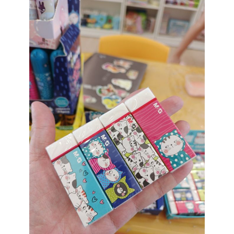 

ilykids penghapus so many cats soft eraser ean latex free