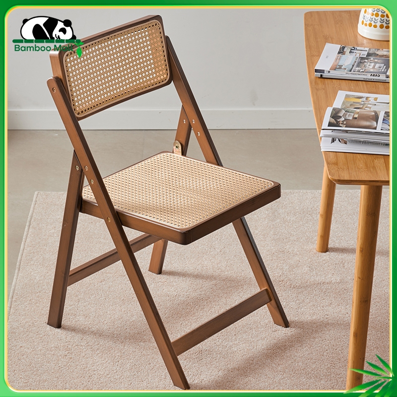 kursi lipat kayu Kursi Makan Lipat Kursi Rotan Kursi Teras Kursi Aesthetic kursi belajar Lembut