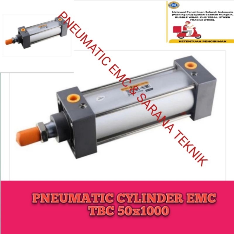 Cylinder Pneumatic TBC 50x1000 PLUS MAGNET EMC PNEUMATIC