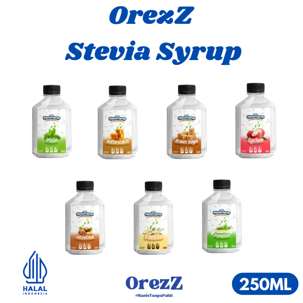 

STEVIA Sirup SUGAR FREE Alami Bebas Gula 0 Kalori Diet Sugar Free Diet KETO Ramah Diabetes