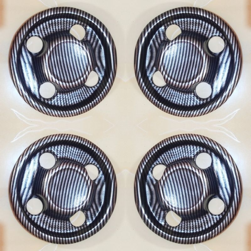 Center Dop Karbon Velg Kaleng PCD 4 x 100