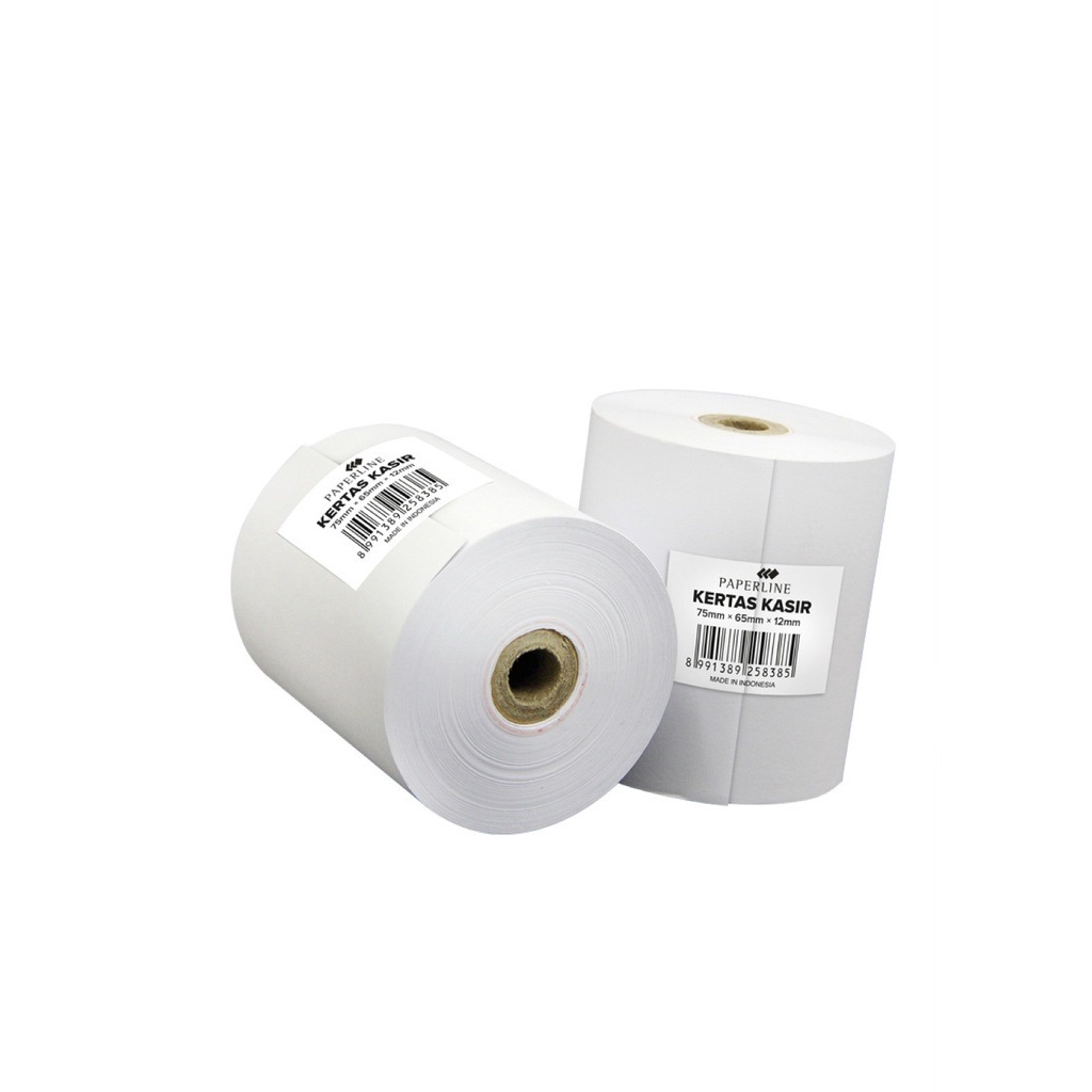 Kertas kasir Paperline 1ply (75x65x18)mm