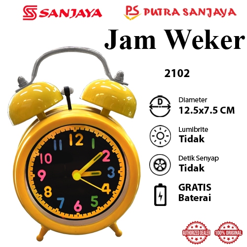 Jam Weker Alarm Kring 2102