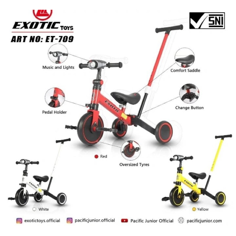 [Sweet Toys] Sepeda Balance 2in1 Exotic