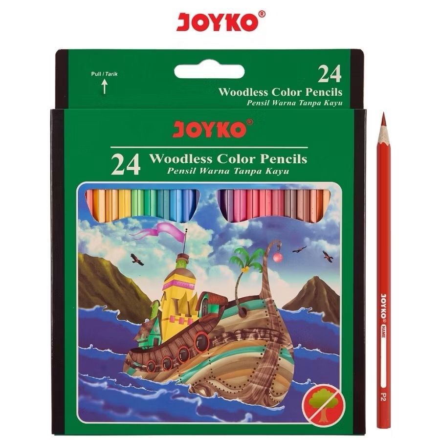 

Pensil Warna Joyko Pendek CP 107