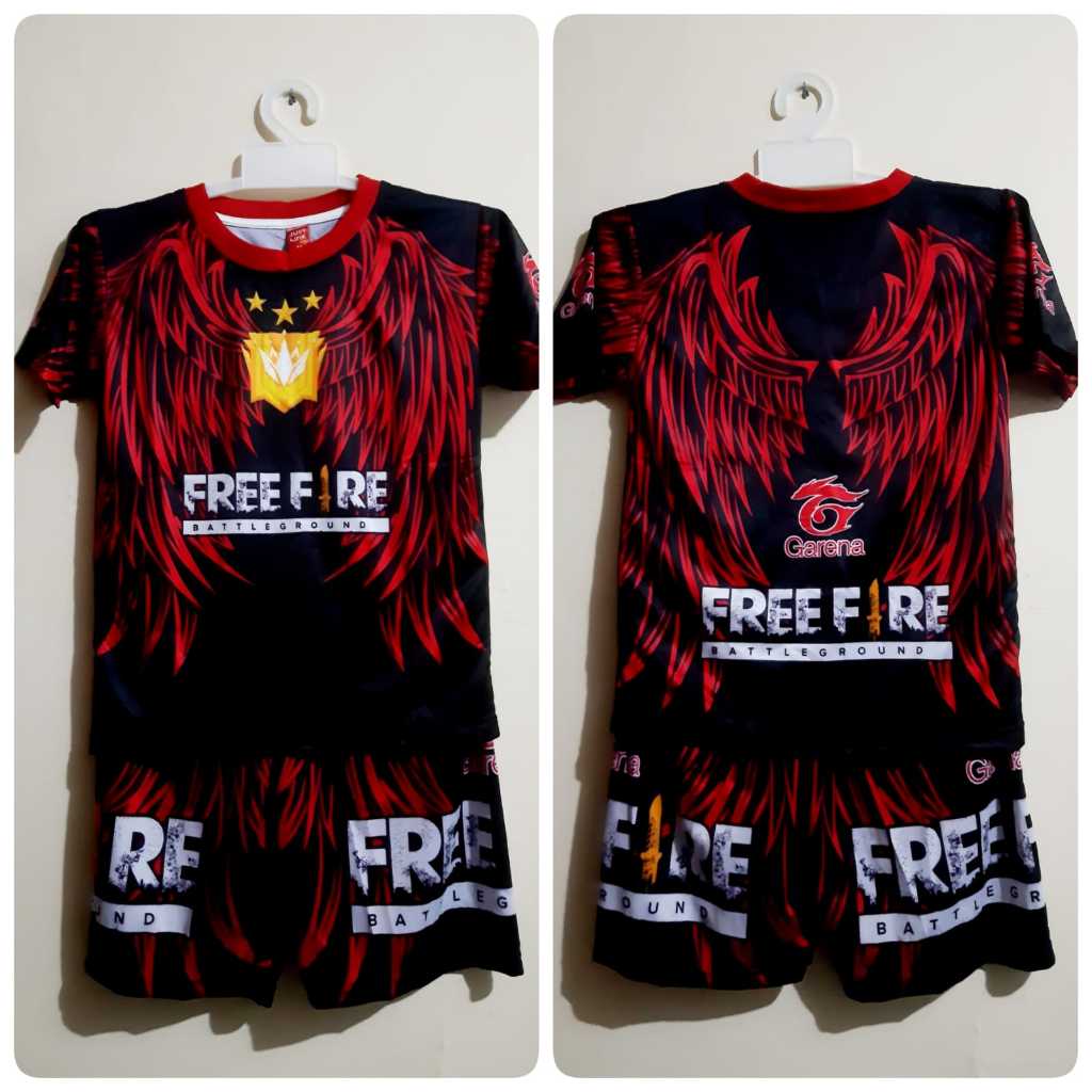 SC COLLECTION / SETELAN ANGEL FF ANAK LAKI LAKI | CELANA ANGEL JOGER ENJEL FF TERBARU GAMING FREE FI