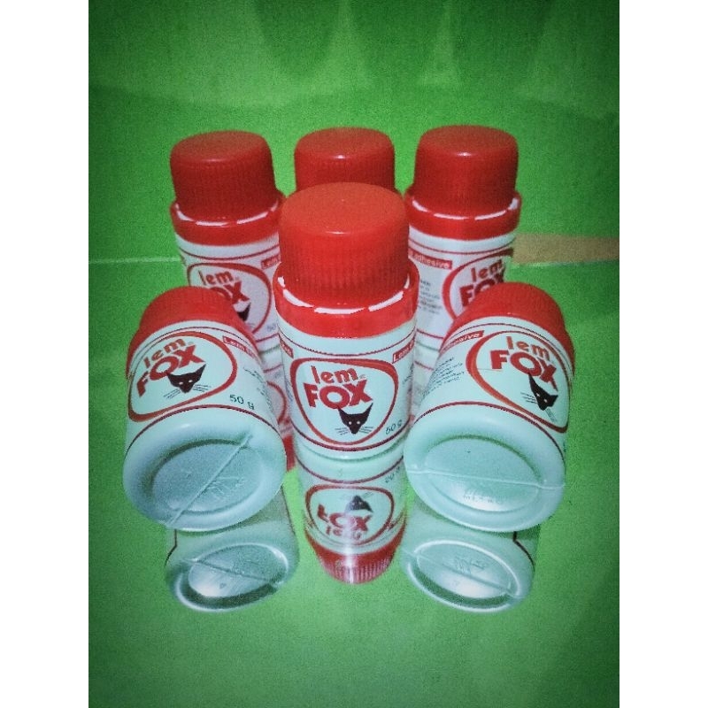 

LEM FOX PUTIH 50g (1 Lusin) Grosir / LEM KERTAS / LEM KARTON / LEM SEKOLAH