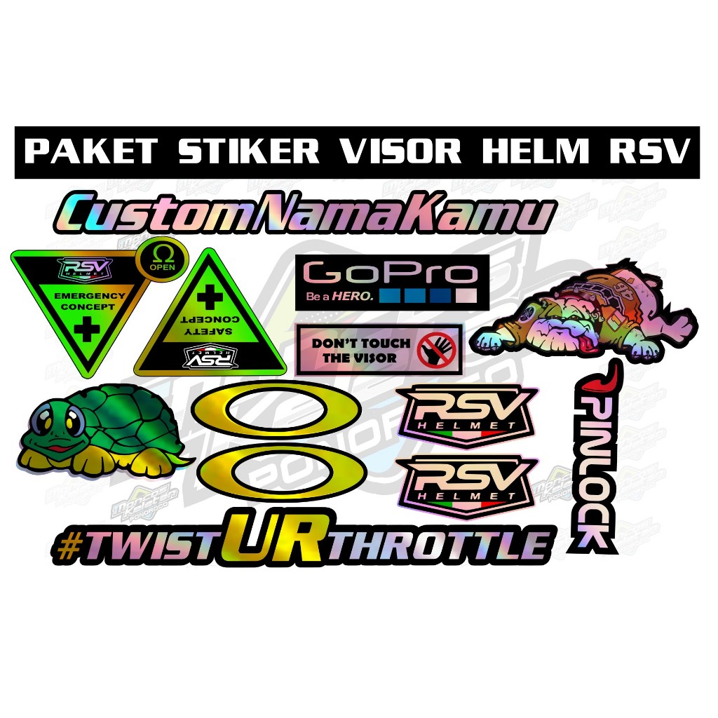 

STIKER VISOR HELM KACA HELM CUTTING HOLOGRAM DAN VINYL