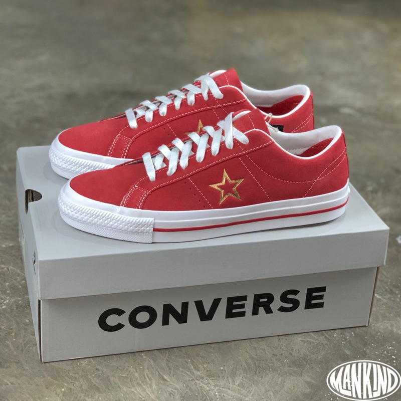 CONVERSE ONE STAR PRO OX VARRSITY RED/WHITE/GOLD