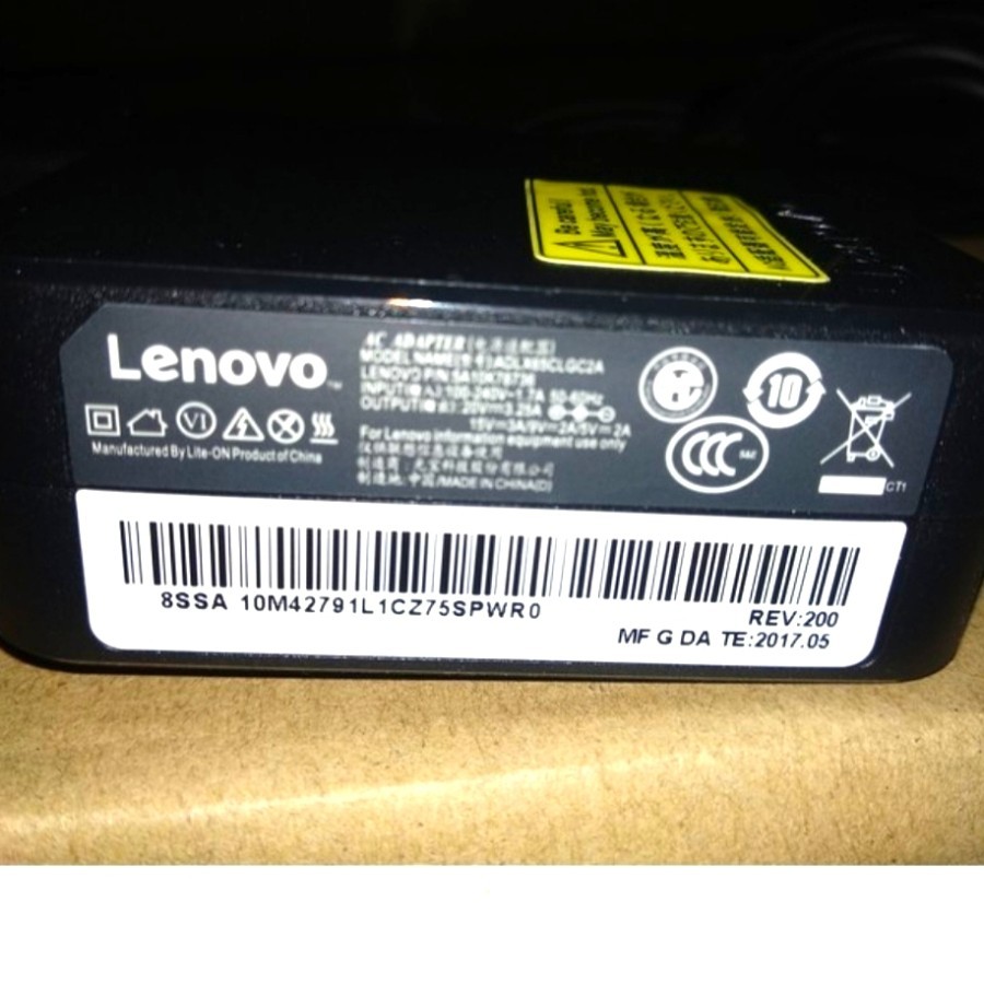 Adaptor Charger Lenovo Thinkpad T480 T480S X280 L380 L480 L580 MATARAM