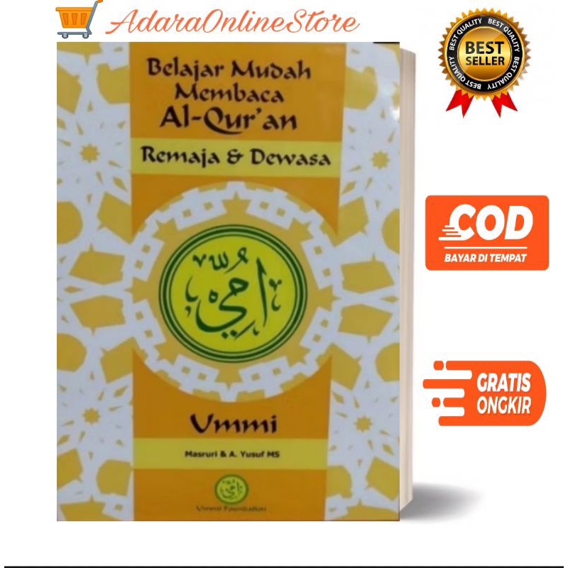 Buku ummi belajar mudah membaca AL-QURAN (Remaja & Dewasa) terlaris