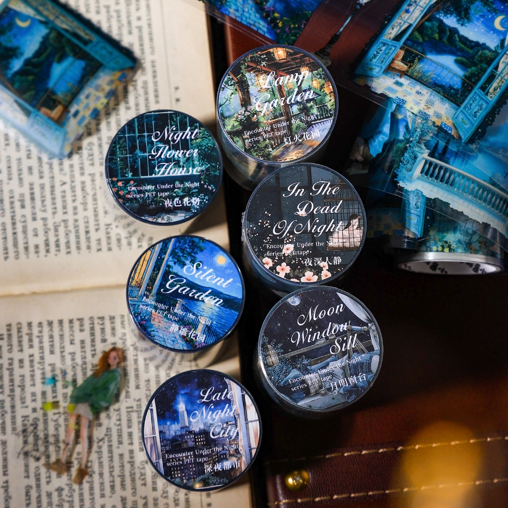 

Washi Tape 60mmx2m Seri Pertemuan Di Bawah Malam (Kiss-Cut) Sticker Aesthetic Dekorasi Journal Vintage Retro Scrapbook Jurnal Stiker Selotip