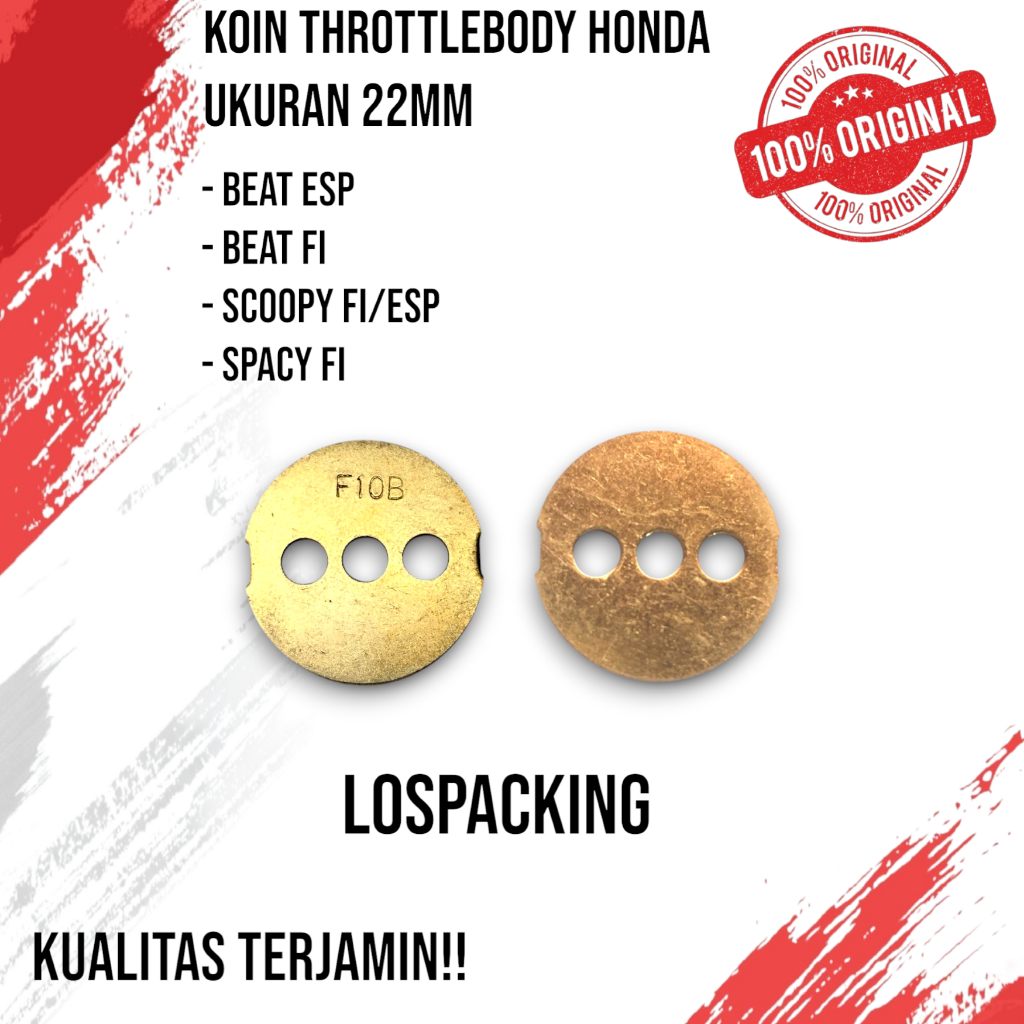 koin coin gobangan tb throttle body 22 mm ori honda beat esp beat fi scoopy fi scoopy esp spacy fi o