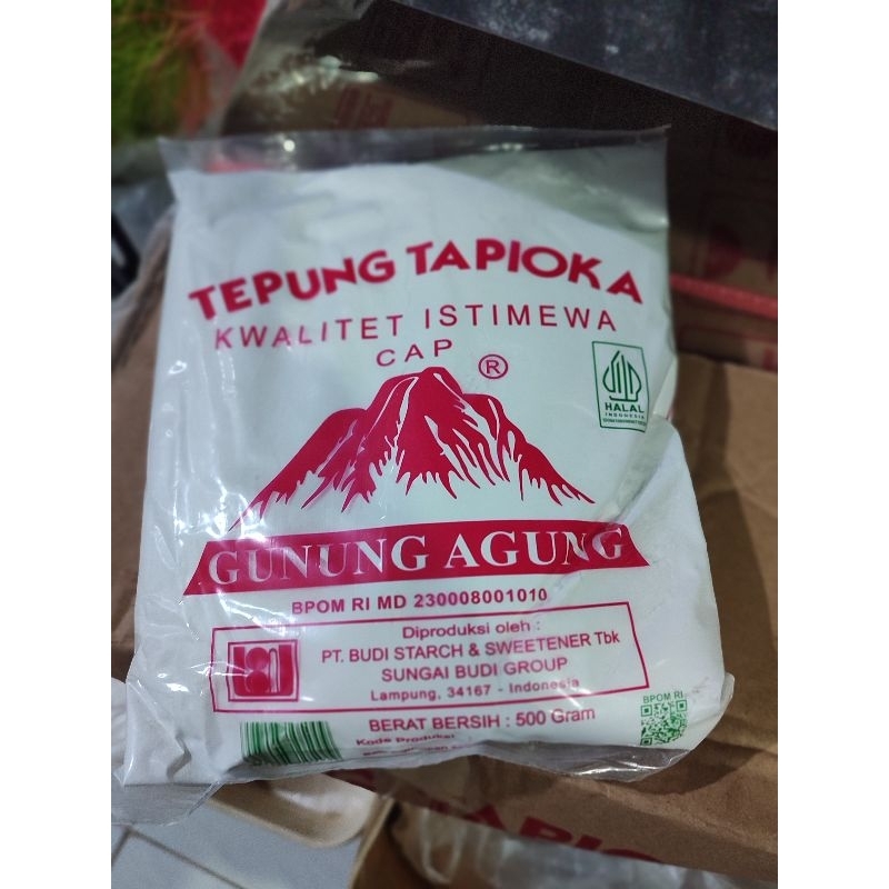 

Tepung Tapioka/ Sagu Tapioka Cap Gunung Agung 500 gr