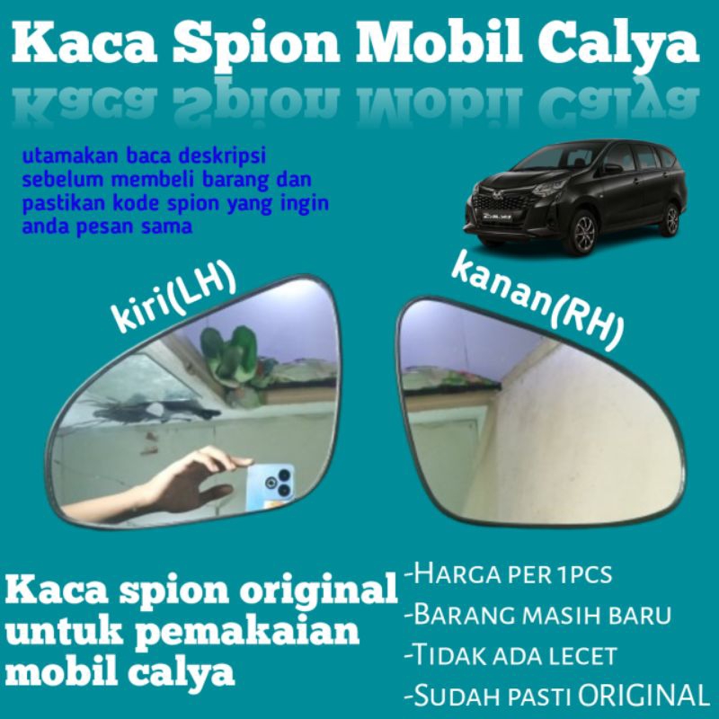 Kaca Spion Mobil Calya (RH-LH) ORIGINAL