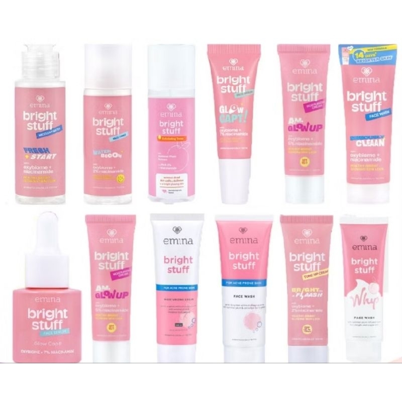 Emina Bright Stuff Tone Up Cream | Facial wash | serum